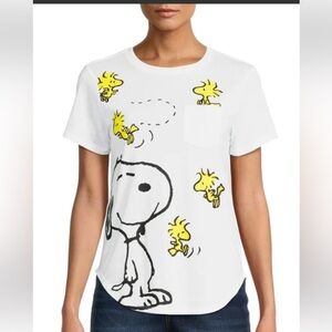 50%offw❤️ Snoopy Woodstock baby tee shirt M ♥️73